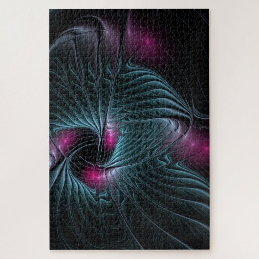 Puzzle Abstrait Imaginaire coloré fractal (Vertical)