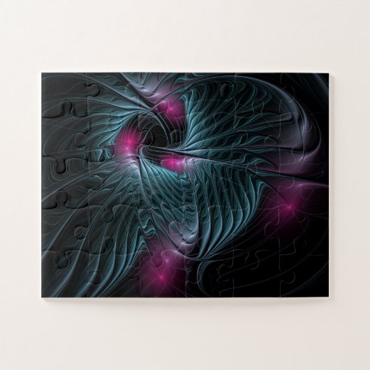 Puzzle Abstrait Imaginaire coloré fractal (Horizontal)