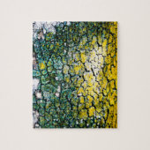 Puzzle Abstrait jaune et vert (Vertical)