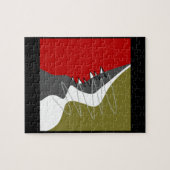 Puzzle Abstrait, Moderne, Créatif, Oreillère à lancer app (Horizontal)