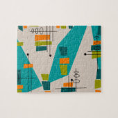 Puzzle Abstrait moderne du milieu du siècle #55 (Horizontal)