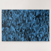 Puzzle Abstrait Motif bleu noir (Horizontal)