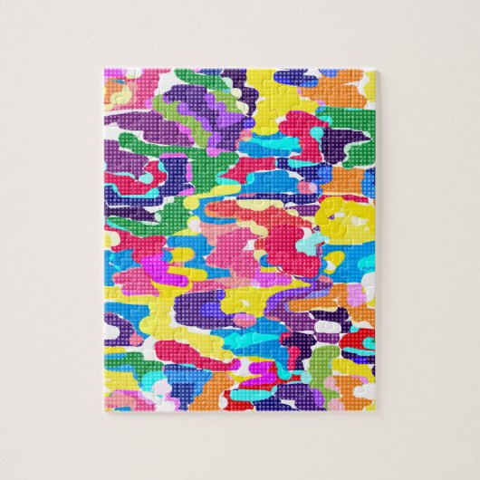 Puzzle Abstrait multicolore (Vertical)