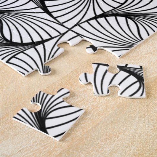 Puzzle Abstrait Noir & Blanc (Côté)