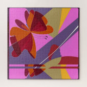 Puzzle Abstrait papillonné - Ken Gage Art (Horizontal)
