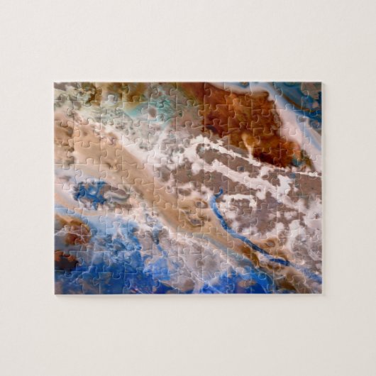 Puzzle Abstrait plage de sable motif motif en mousse d'ea (Horizontal)