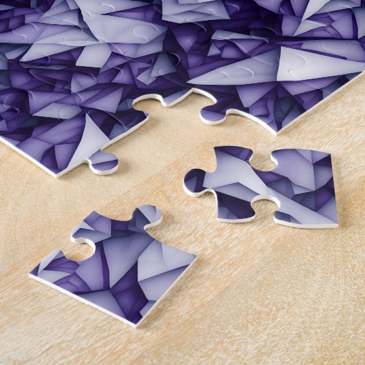 Puzzle Abstrait pourpre (Côté)