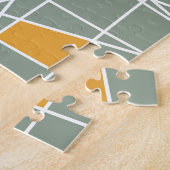 Puzzle Abstrait sans fil : Design Motif moderne. (Côté)
