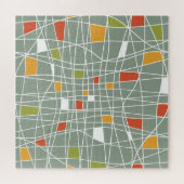 Puzzle Abstrait sans fil : Design Motif moderne. (Horizontal)