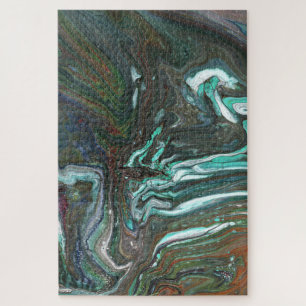 Puzzle abstrait sombre Packin Up 1