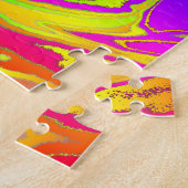 Puzzle Abstrait Splashing Rainbow Liquid (Côté)