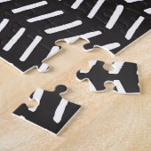 Puzzle Abstrait tripes Horizontal Vintage Arrière - plan (Côté)