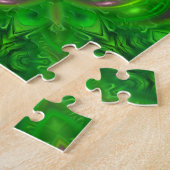 Puzzle Abstrait vert (Côté)