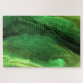 Puzzle Abstrait vert difficile (Horizontal)