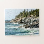 Puzzle Acadia Maine Ocean Waves surdimensionné (Horizontal)