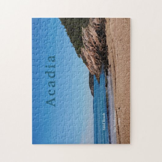 Puzzle Acadia Sand Beach (Vertical)