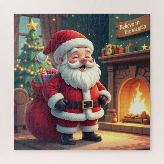 Puzzle Accent de maison de vacances - Décoration de Noël (Vertical)