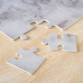 Puzzle Accents de sable et Motif Abstrait blanc (Côté)