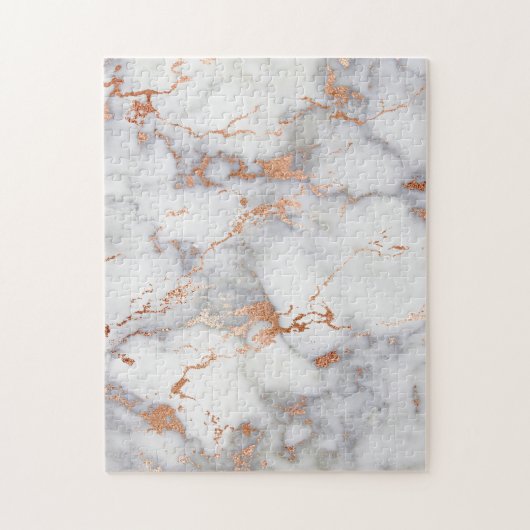 Puzzle Accents de sable et Motif Abstrait blanc (Vertical)