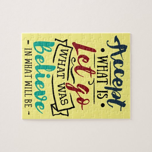 Puzzle Accepter Laisser Croire (Horizontal)