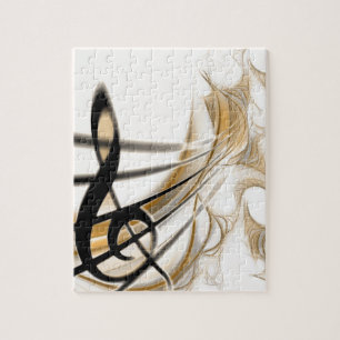 Puzzle Accessoire de design de feuille de musique classiq