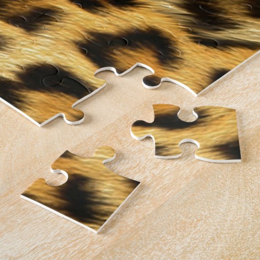 Puzzle Accessoires d'impression de fourrure léopard réali (Côté)