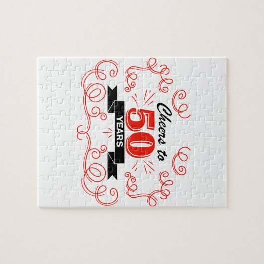 Puzzle Acclamations à 50 ans (Horizontal)