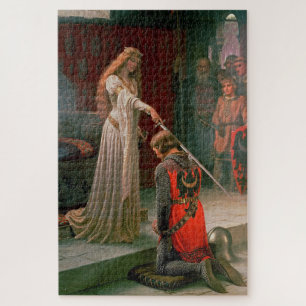 Puzzle Accolade par Edmund Blair Leighton - Art Vintage