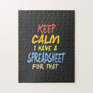 Puzzle Accountant Have A Spreadsheet For That