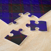 Puzzle Accueil Tartan Plaid Pattern Vert Hume (Côté)