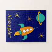 Puzzle Ace de l'espace Petits enfants Personnalisé (Horizontal)
