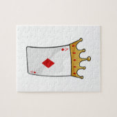 Puzzle Ace diamant avec Couronne (Horizontal)