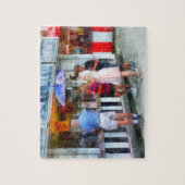 Puzzle Acheter de la crème glacée à la Foire (Vertical)