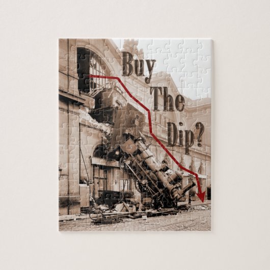 Puzzle Acheter L'Humour Du Marché Stock Dip (Vertical)