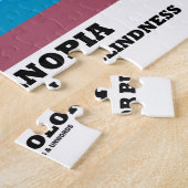 Puzzle Achromatopsie Bleu-Jaune de Tritanopia (Côté)