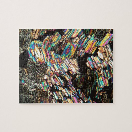 Puzzle Acide aminé d'alanine sous le microscope (Horizontal)