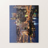 Puzzle Acier et sandwich à indigo (Vertical)