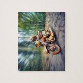 Puzzle Acorn elf rider sur la moto (Vertical)