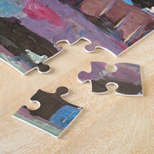 Puzzle Acropole d'Athènes Grèce au coucher du soleil (Côté)