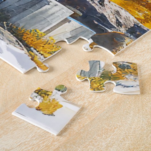 Puzzle Acropole grecque Aquarelle Points de repère (Côté)