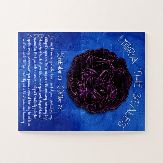 Puzzle Acrostique de Libra (Horizontal)