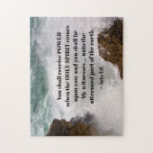 Puzzle Actes 1:8 Vous recevrez POUVOIR Bible Verse (Vertical)