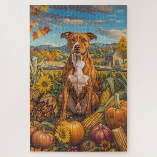 Puzzle Action Américaine Staffordshire Récolte d'Automne