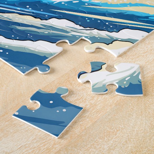 Puzzle Action de ski (Côté)