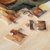 Puzzle Activité à thème de l'ours en peluche (Côté)