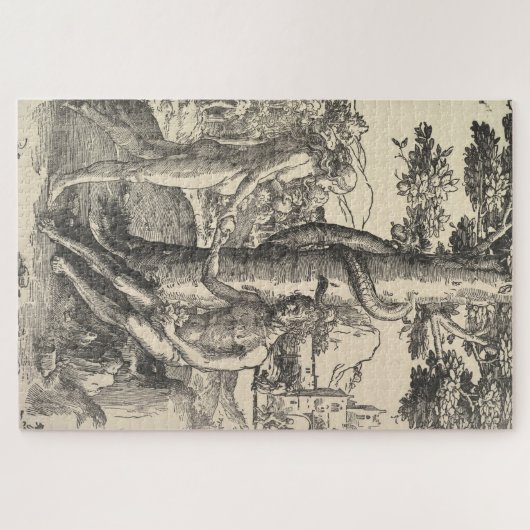Puzzle Adam and Eve: The Fall of Man (Lucas van Leyden) (Horizontal)
