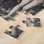 Puzzle Adam et gravure d'Ève par Albrecht Durer (Côté)