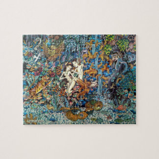 Puzzle Adam et style de Balinese d'Ève