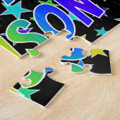 Puzzle "ADDISON" Prénom, Amusant "HEUREUX ANNIVERSAIRE" (Côté)