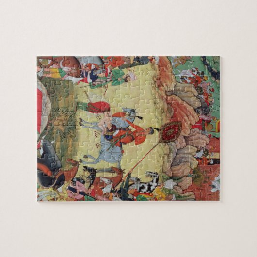 Puzzle Adham Khan rendant hommage à Akbar chez Sarangpur, (Horizontal)